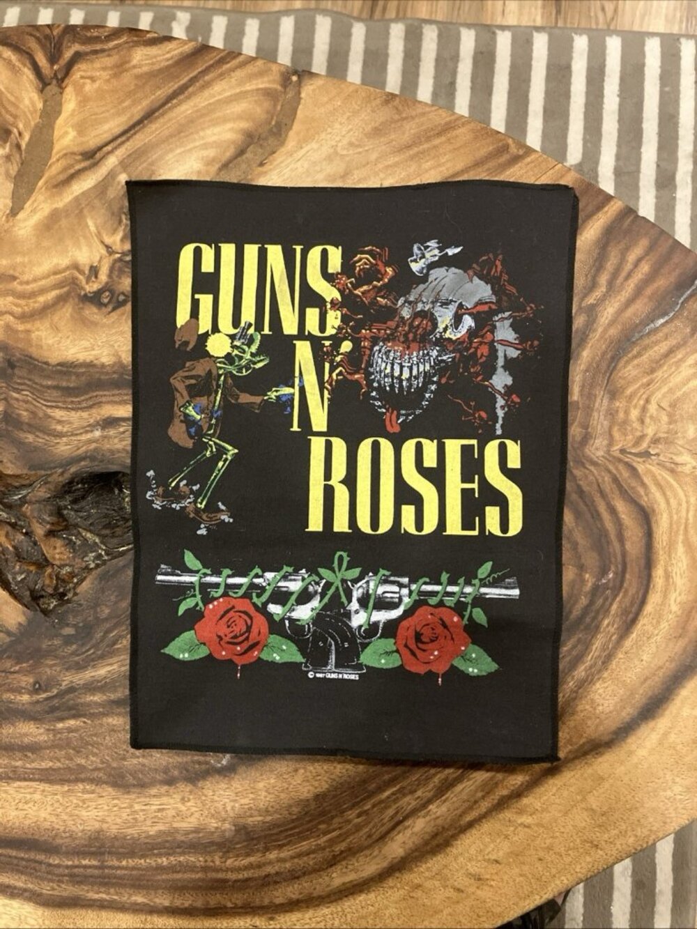 RARE - Vintage 1987 Guns N Roses Back Patch Appetite For Destruction
